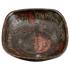 Carl Harry Stålhane Large Stoneware Bowl, Sweden, 1960s