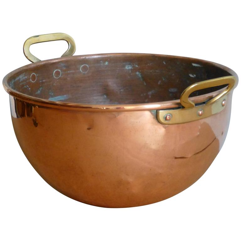19th Century Copper Jam Bowl at 1stdibs