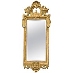 Swedish Gustavian Late 18th Century Giltwood Mirror Signed by Johan Åkerblad 7