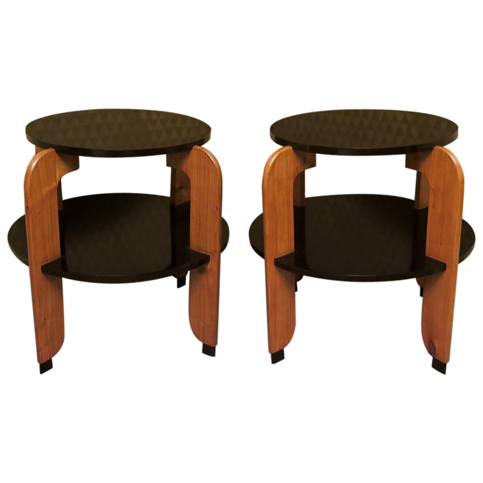 Pair of French Art Deco Tables