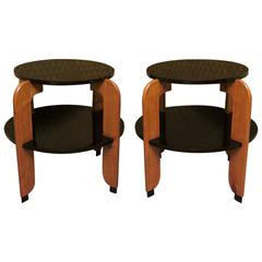 Pair of French Art Deco Tables