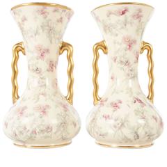 Vintage Pair of English Decorative Vases / Pieces