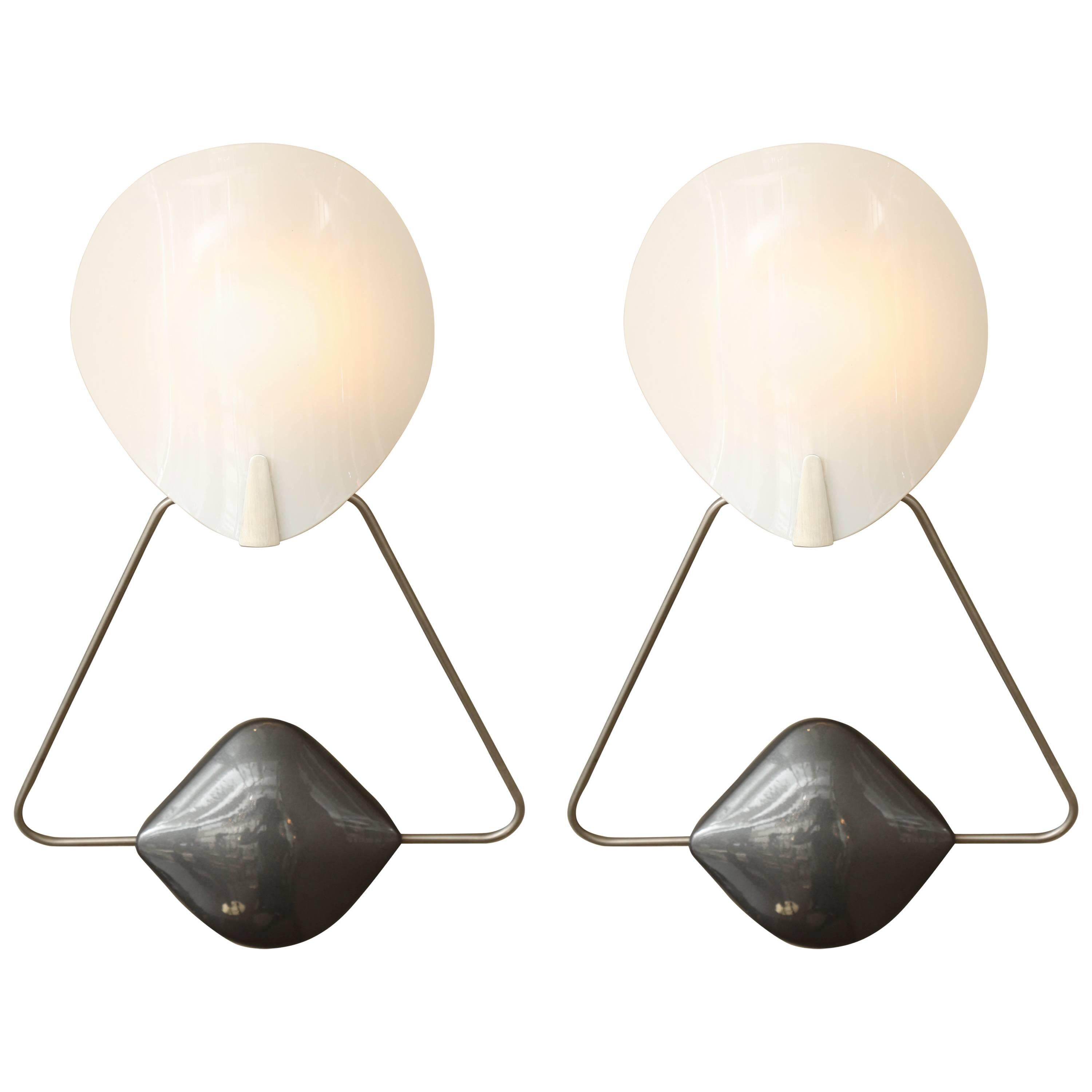Pair of "Bali" Sconces by Paolo Rizzatto for Arteluce For Sale
