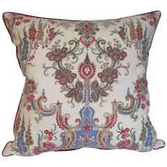 19th Century French Fabric Pillow by Mary Jane McCarty