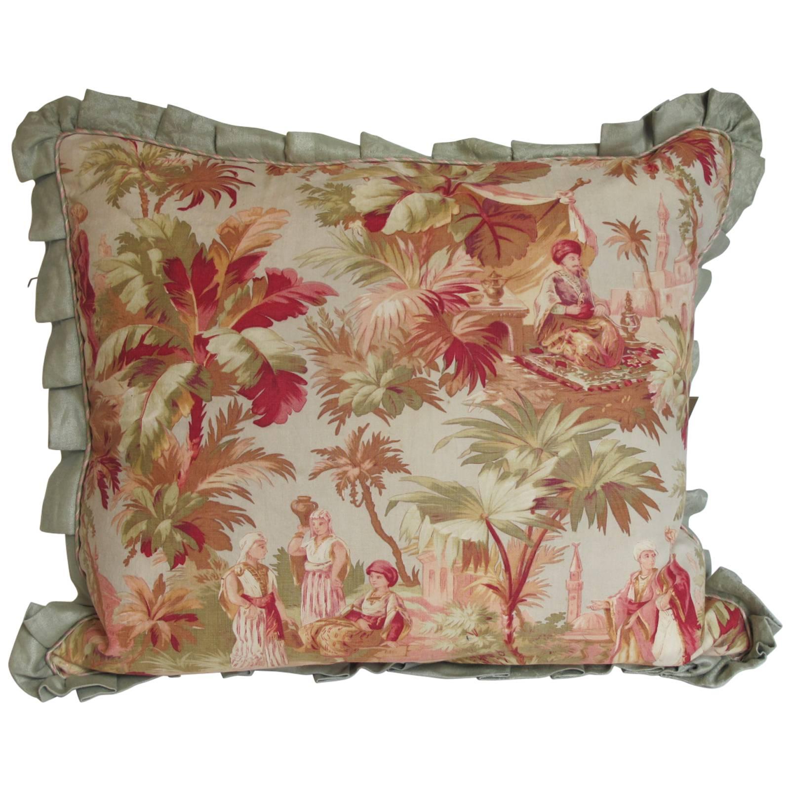 19th Century French Fabric Pillow by Mary Jane McCarty