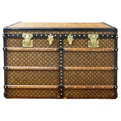 Antique 1920s Louis Vuitton Monogram Shirt Trunk