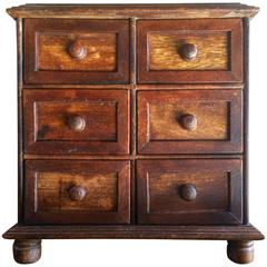 Antique Victorian Apprentice Chest, Small Chest of Drawers