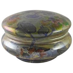 Ernst Wahliss Art Nouveau Porcelain Faience Pergamon Trinket Box