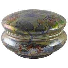 Ernst Wahliss Jugendstil Porzellan Fayence Pergamon Trinket Box