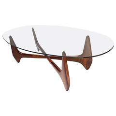 Brazilian Jacaranda 1960s Palacios Coffee Table by Scapinelli 6