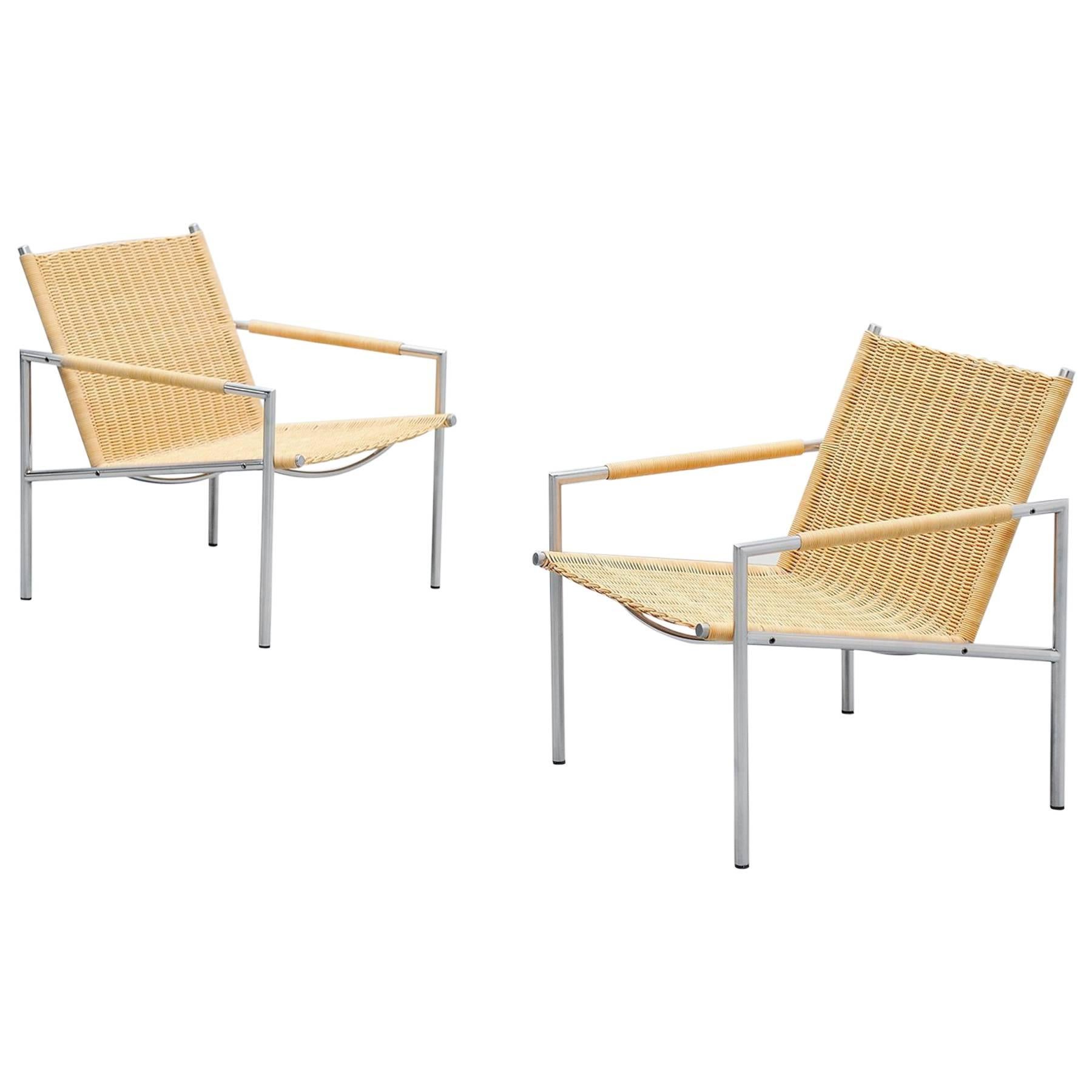 Martin Visser SZ02 Easy Chairs 
t Spectrum Holland, 1965