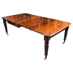 Antique Regency Mahogany Gillows Style Dining Table, circa 1820