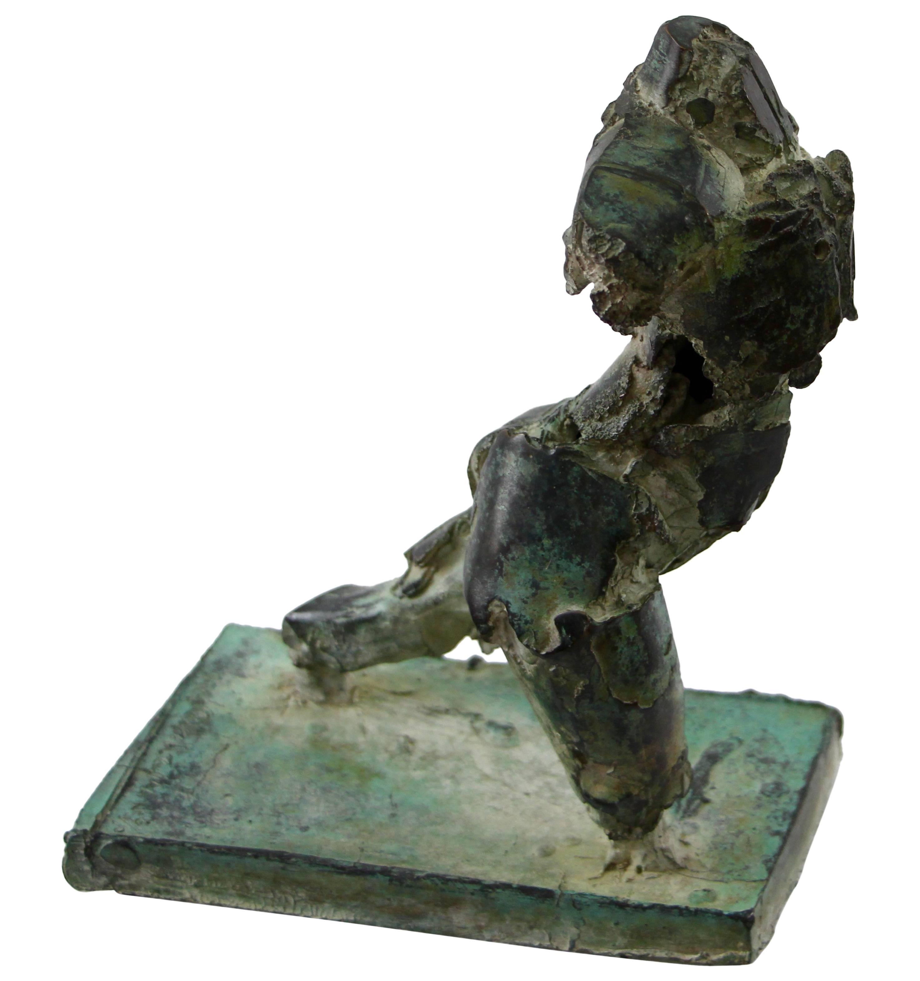 Henry Neuman, Brutalist Bronze Sculpture, USA, 20th Century