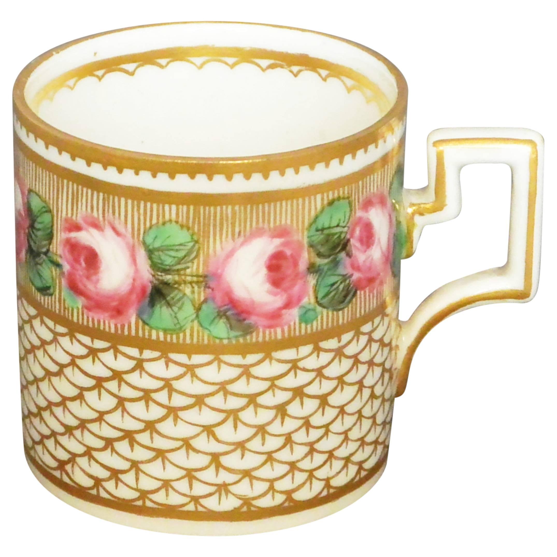 Italian Gilt Porcelain Cup For Sale