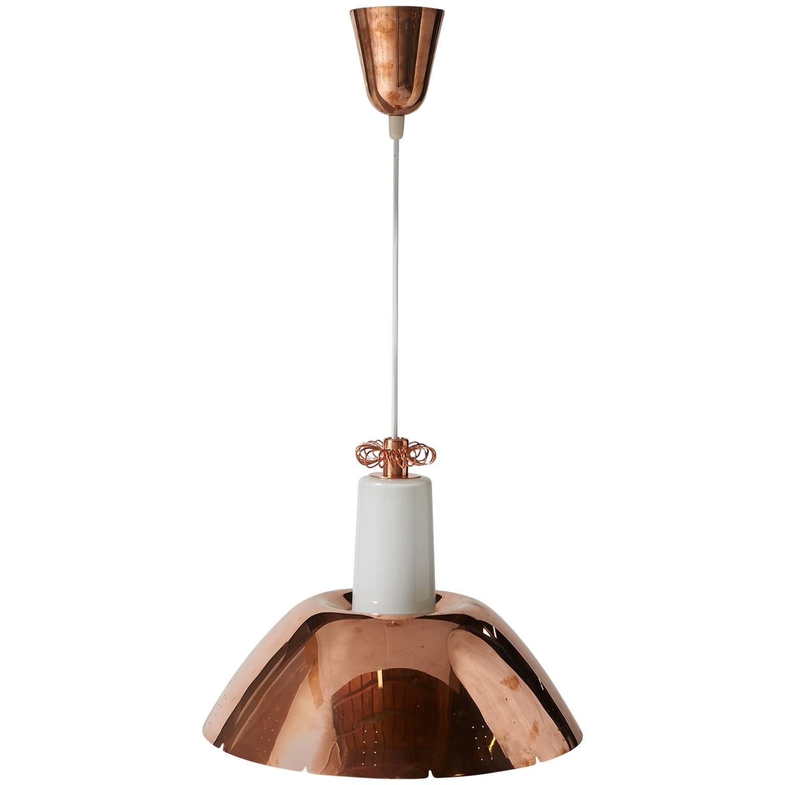 Copper Pendant by Paavo Tynell Model #K2-20 For Sale