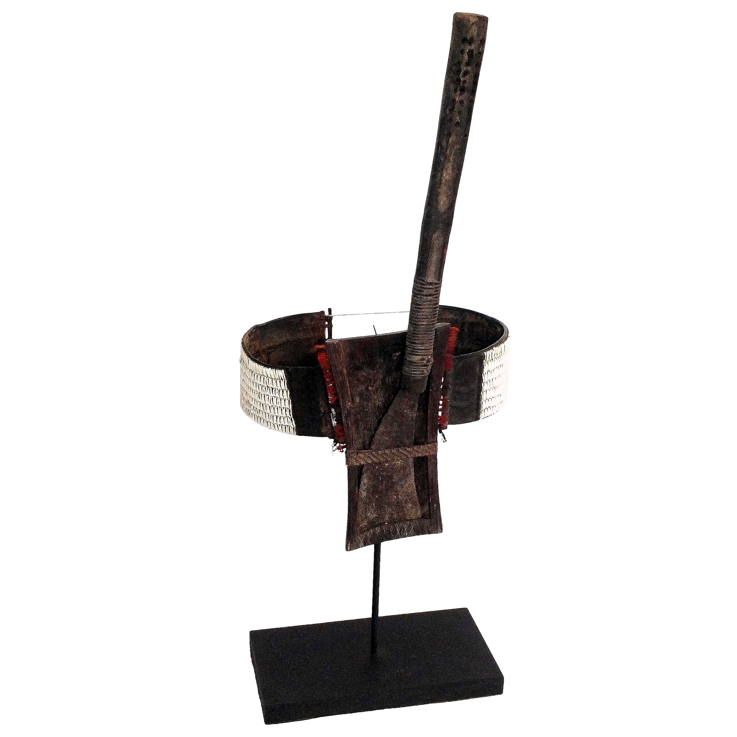 Naga Warrior's Dao with Cowrie Shell Belt Holder