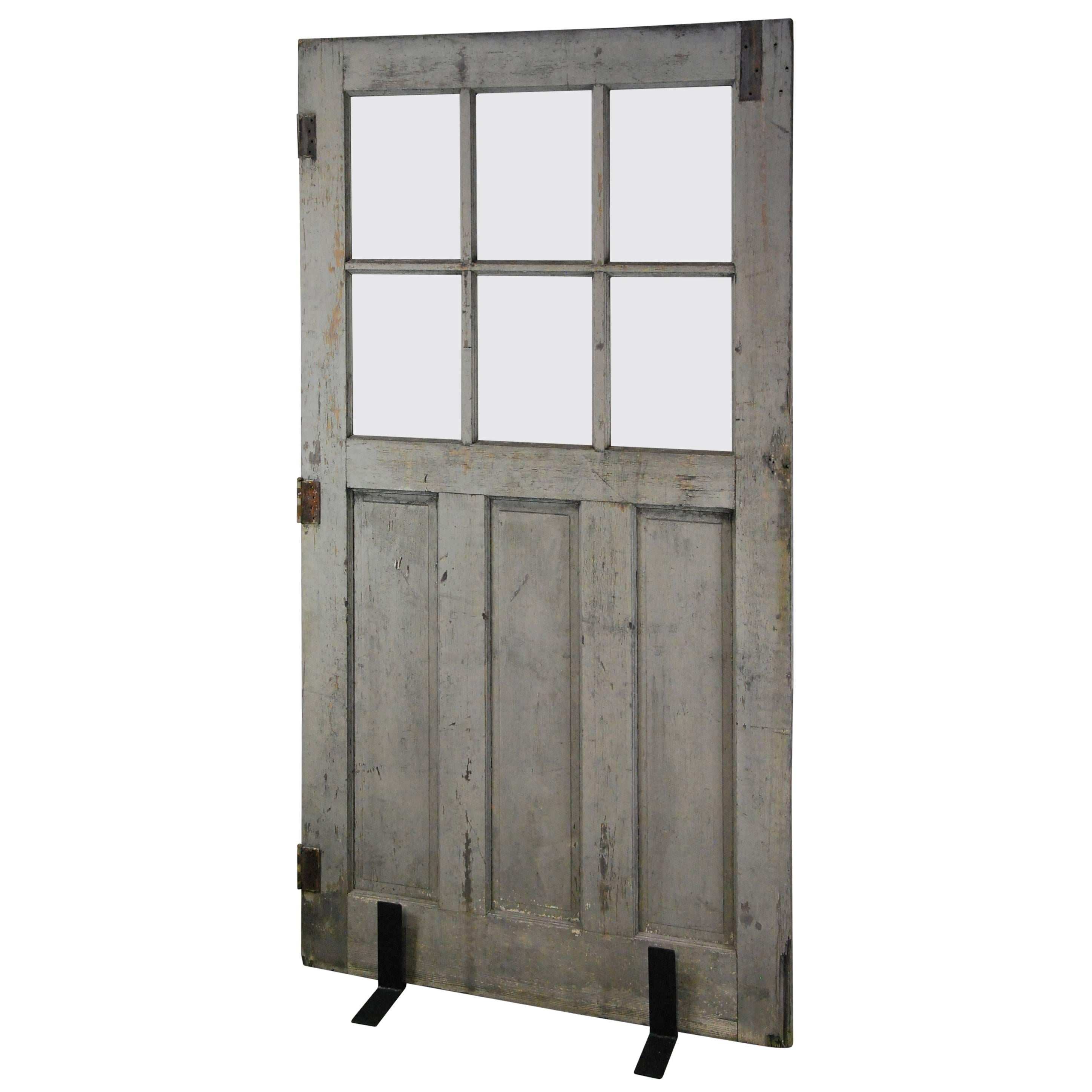 19th Century Wooden Carriage Doors / Track