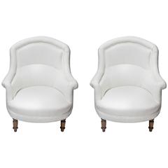 Late 19th Century Pair of Charming Provencal French Armchairs