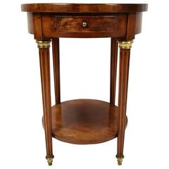 French Louis XVI Round Side Table