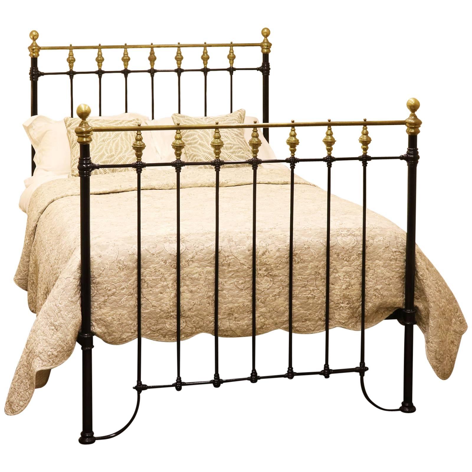 Double Brass and Iron Bed