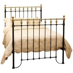 Double Brass and Iron Bed