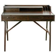 Scandinavian Modern Rosewood "Ladies" Desk by Arne Wahl Iversen 4