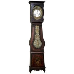19th Century Country French Long Case Clock
