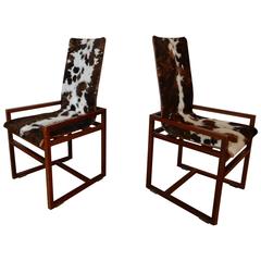 Pair of 1960 Andre Sornay Modernist Armchair
