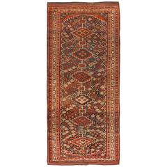 Antique 19th Century Persian Kurdish Rug