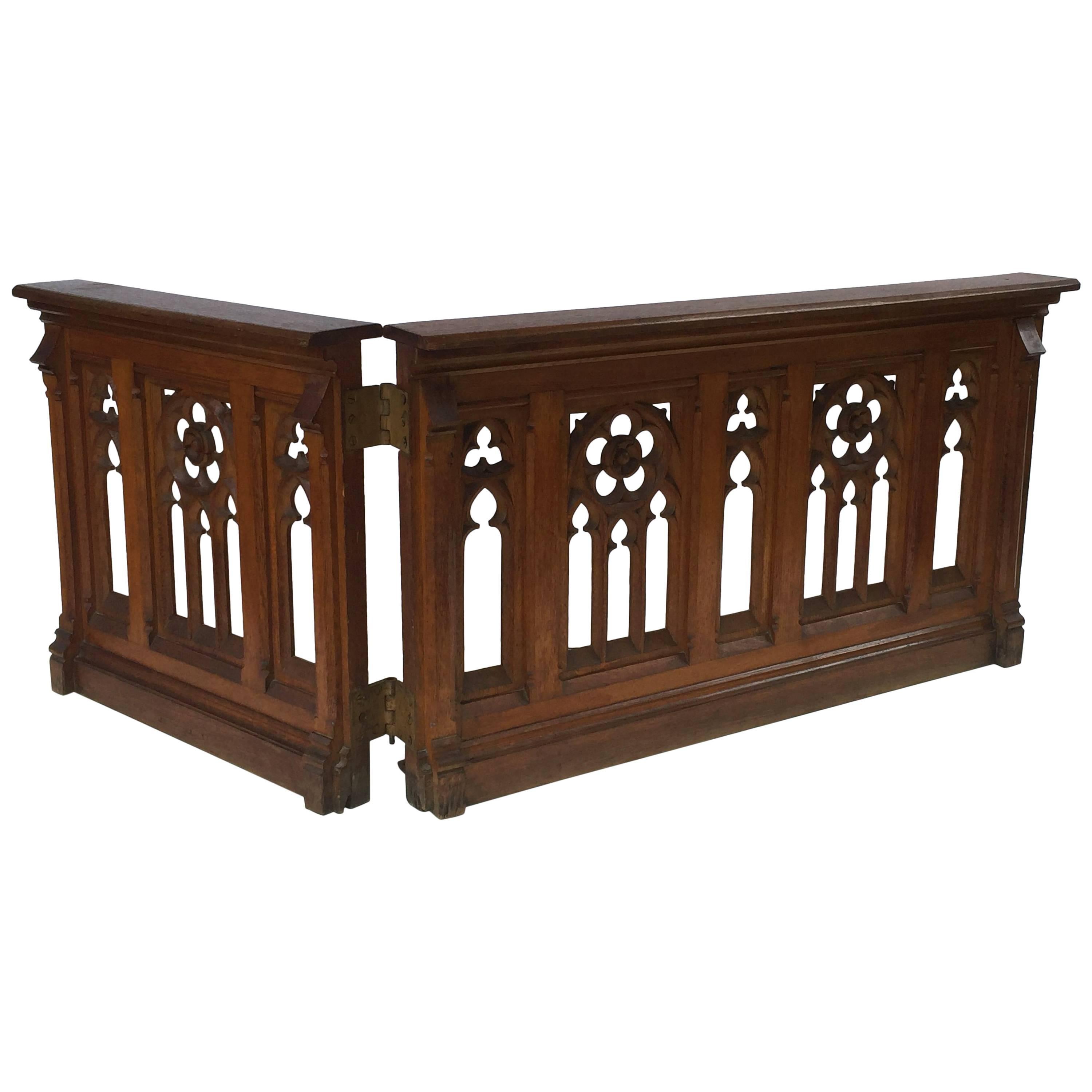 French Gothic Balustrades or Architectural Baluster Railings