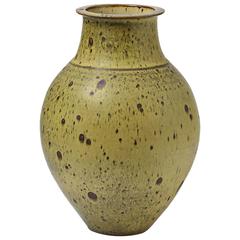 Important Stoneware Vase by Robert Deblander, circa 1960-1970