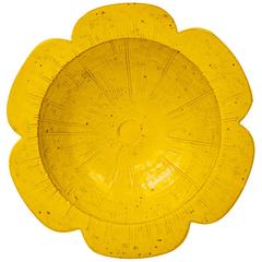 Raymor Italian Ceramic Pottery Flower Centerpiece Bowl