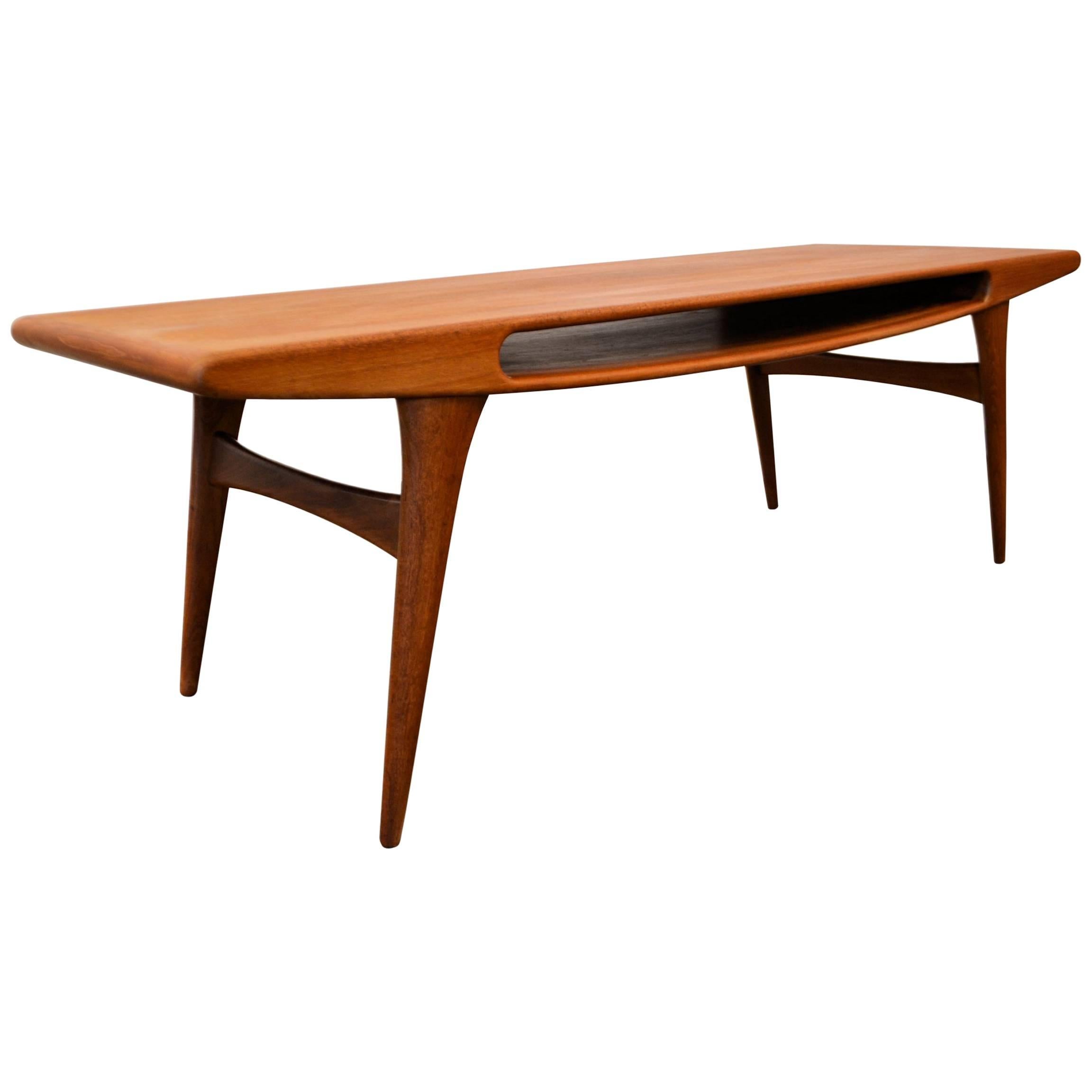 Danish Modern Smile Coffee Table For Sale