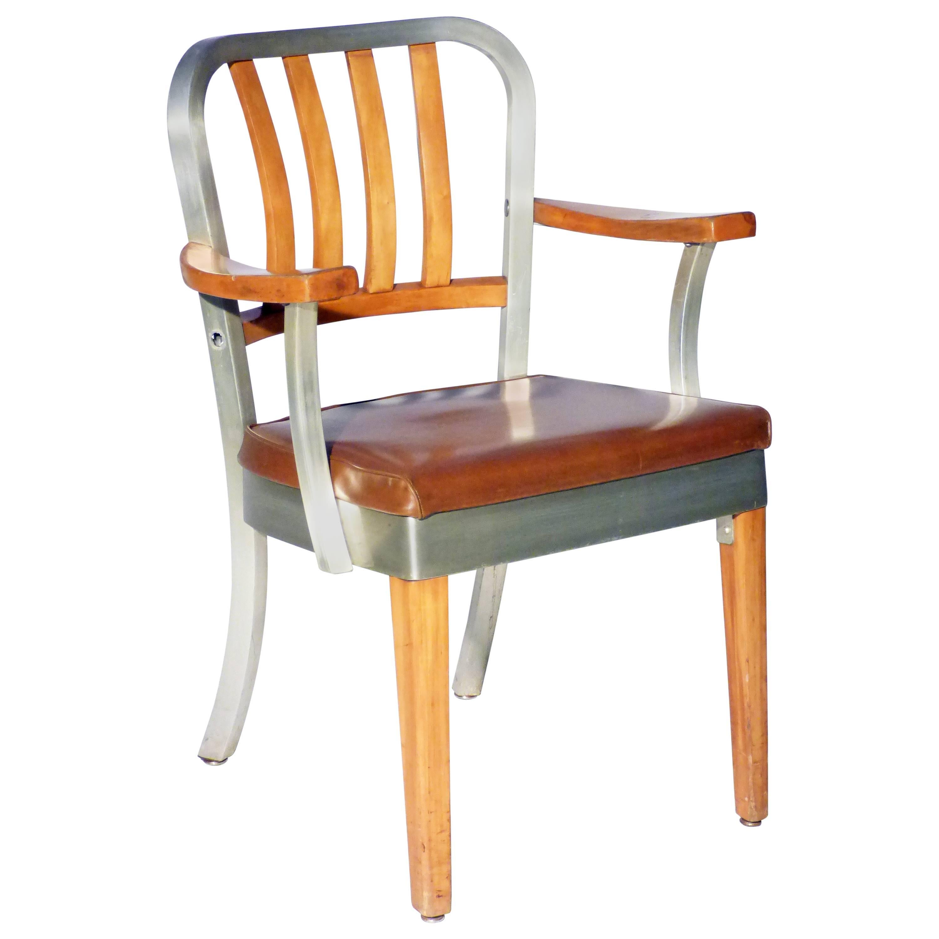 Original Us Shaw Walker Chair Model 8312 Armchair For Sale