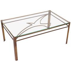 Maison Malabert Coffee Table Attributed to Jacques Quinet