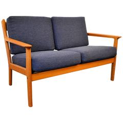 Danish Modern Two-Seat Sofa by Hans J. Wegner