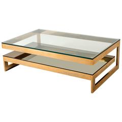 Elegant Belgium Mid-Century Modern Coffee Table, 1970s