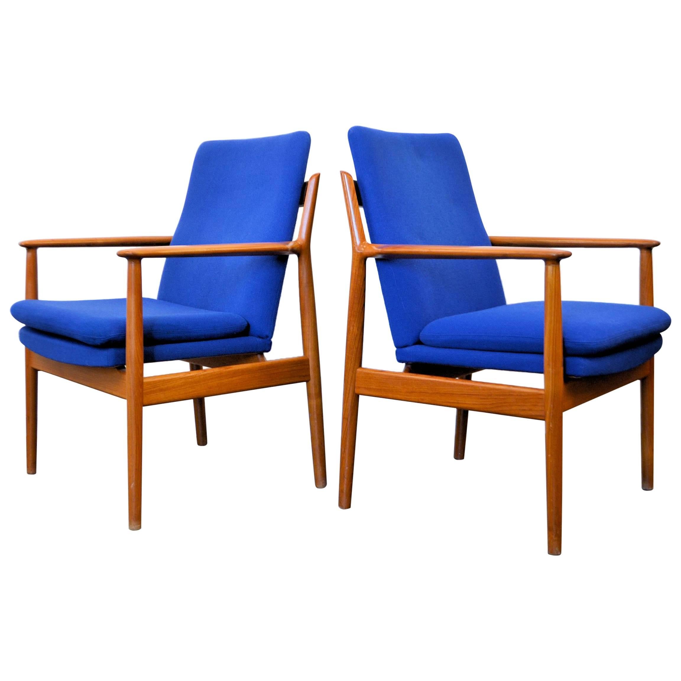 Danish Modern Arne Vodder Easy Chairs For Sale