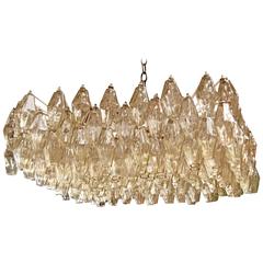 Italian Murano Square Chandelier by Tobia Scarpa for Venini 7
