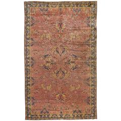 Antique Oversize Indian Carpet