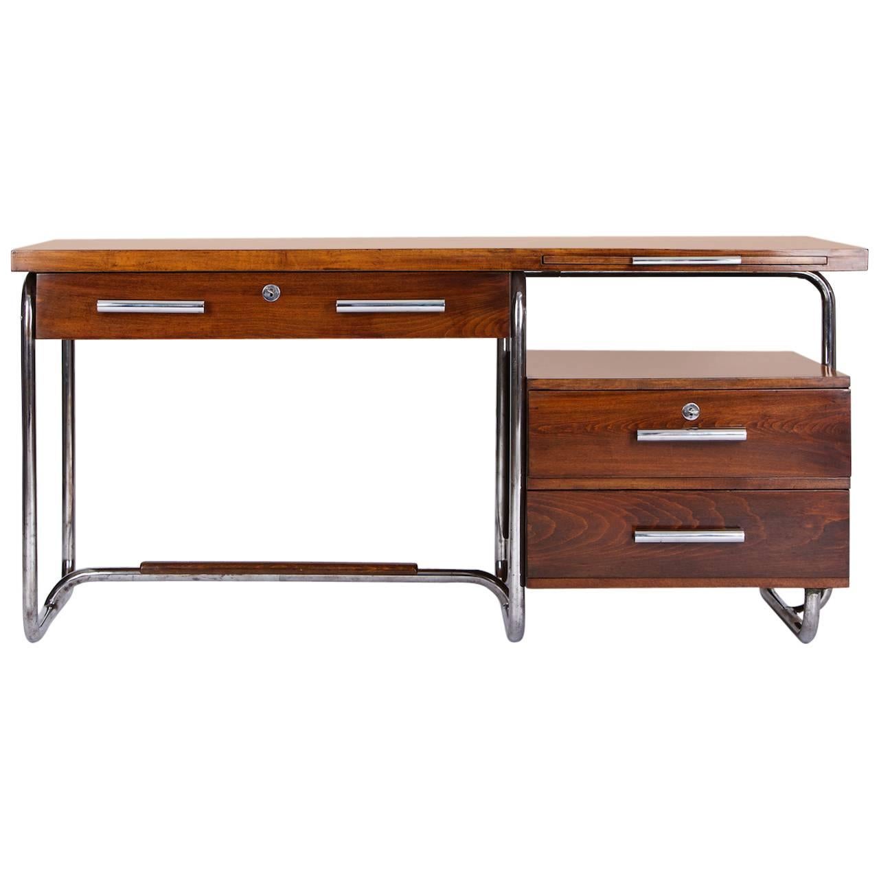 Rare Czech Bauhaus Desk by Hynek Gottwald