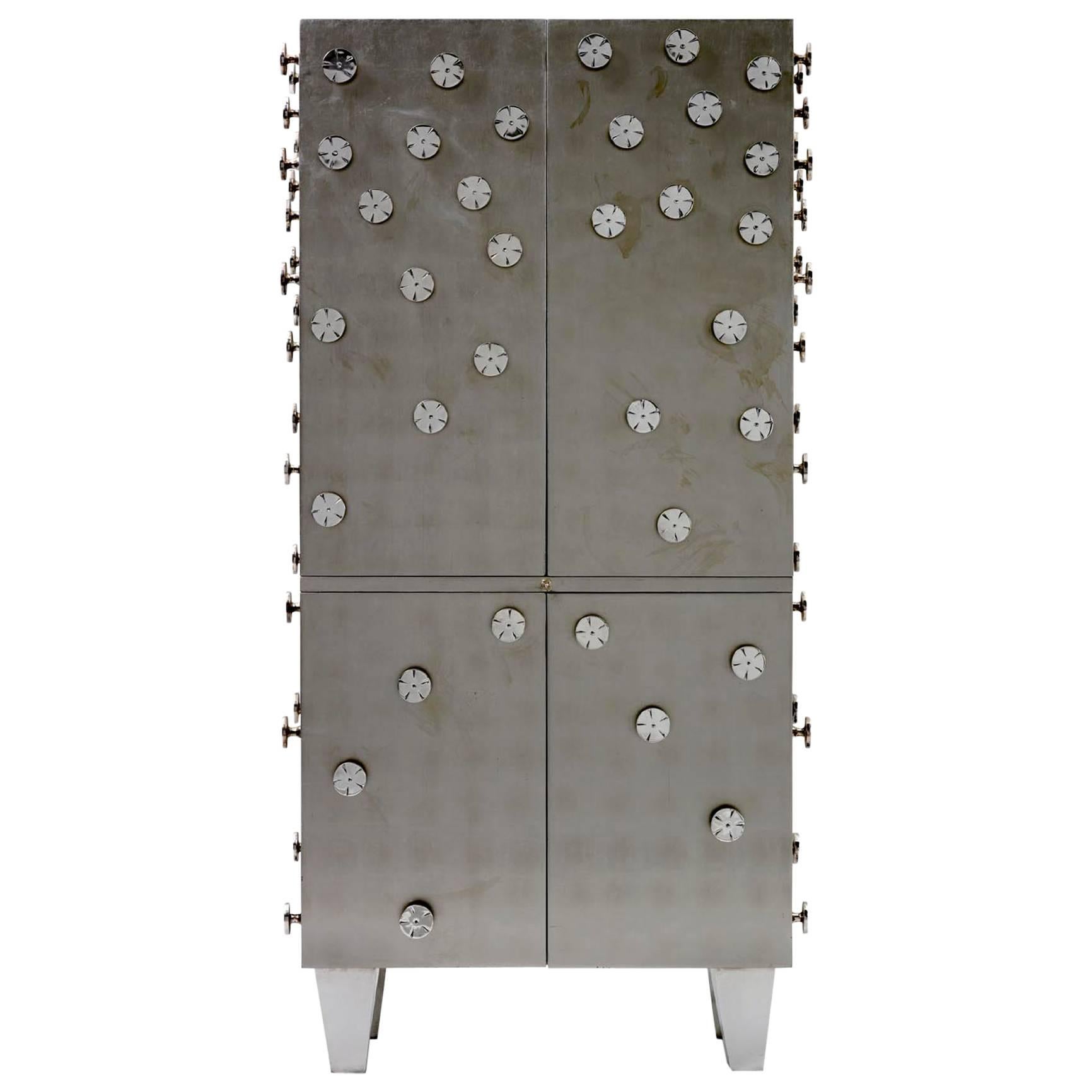 Cabinet, 'Flowers in the Woods, ' by Garouste and Bonetti For Sale