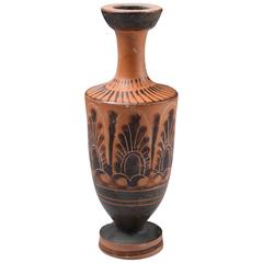 Ancient Greek Black Figure Pottery Vase, 490 BC