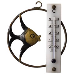 Walter Bosse Fish Wall Thermometer by Hertha Baller, Austria, 1950s