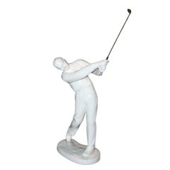 Vintage 1930s Porcelain Figure of a Golfer by Noritake