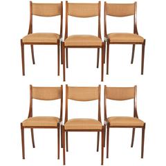 "Barbara" by Luigi Massoni for Mobilia, Set of Six Chairs