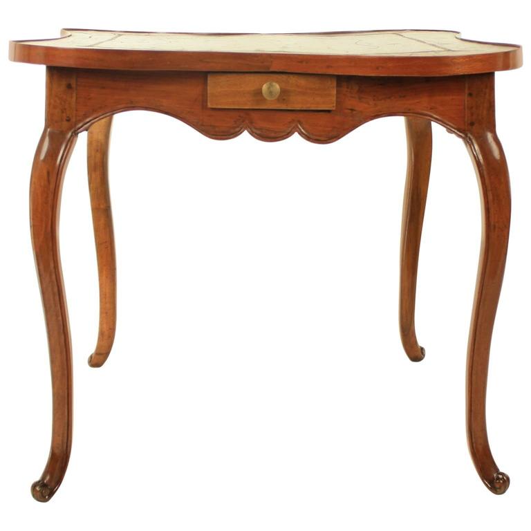 French Provincial Walnut Game Table, circa 1700 For Sale at 1stdibs