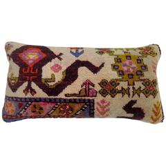 Vintage Bolster Border Rug Pillow