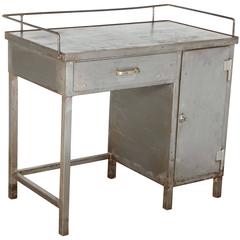 Used Steel Doctor's Desk, circa 1900