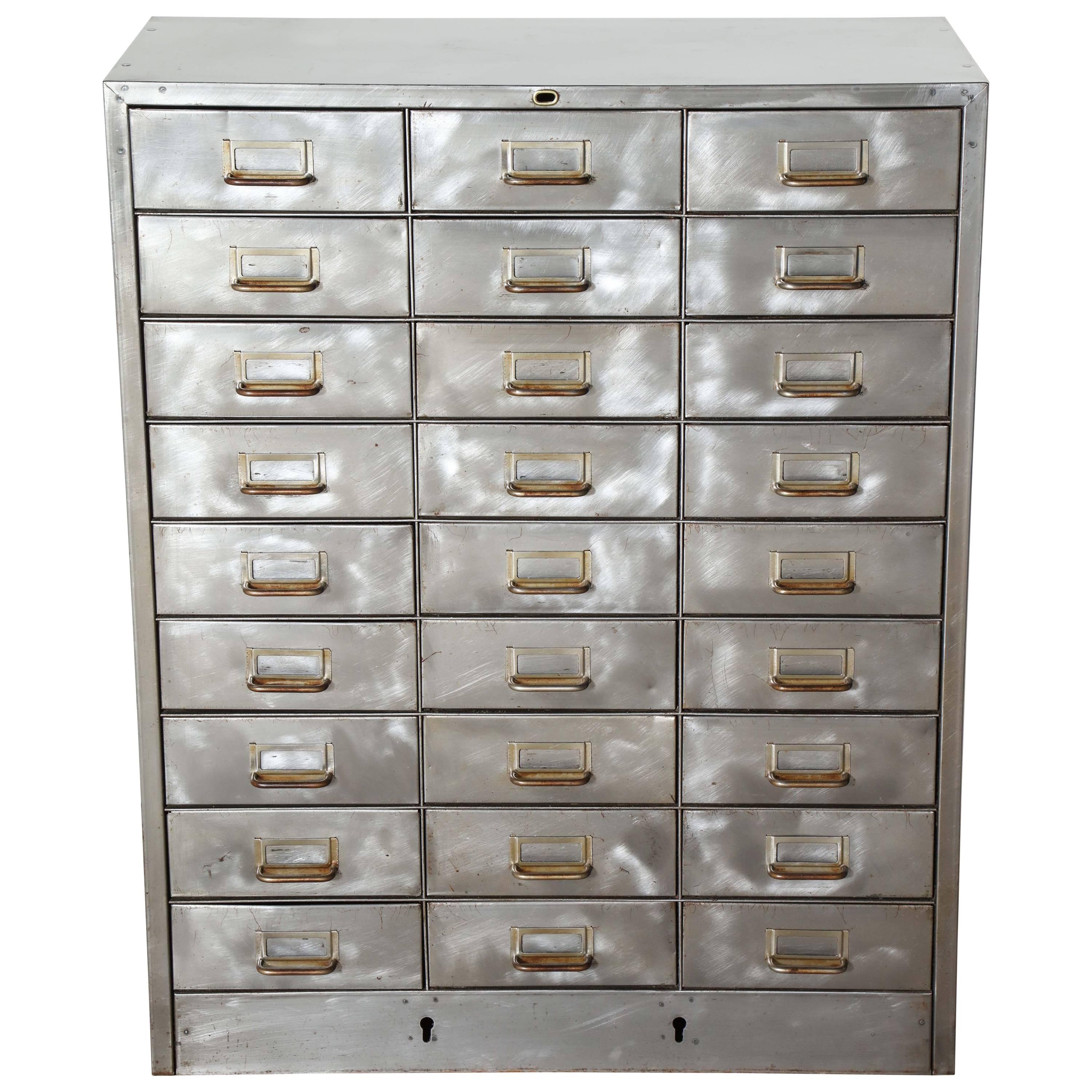 Early 20th Century 27 Drawer Industrial Apothecary